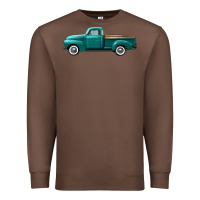Chestnut western truck left side view Premium Sweatshirt - FaDigitalArtStudio