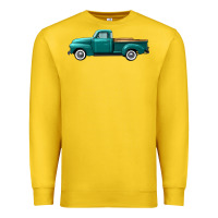 Lemon western truck left side view Premium Sweatshirt - FaDigitalArtStudio