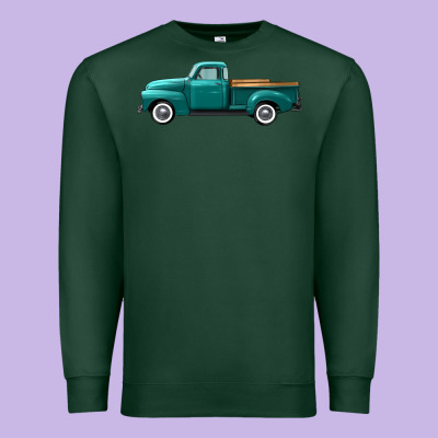Western Truck Left Side View Premium Sweatshirt Designed By Fadigitalartstudio