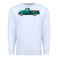 White western truck left side view Premium Sweatshirt - FaDigitalArtStudio