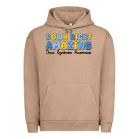Pigment Burro down right amazing down syndrome awareness Urban Hoodie - MaliasSmallBusiness