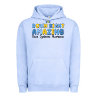 Pigment Grape Ice down right amazing down syndrome awareness Urban Hoodie - MaliasSmallBusiness