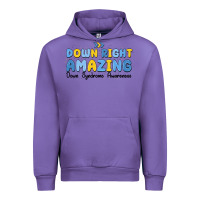 Tulip down right amazing down syndrome awareness Urban Hoodie - MaliasSmallBusiness