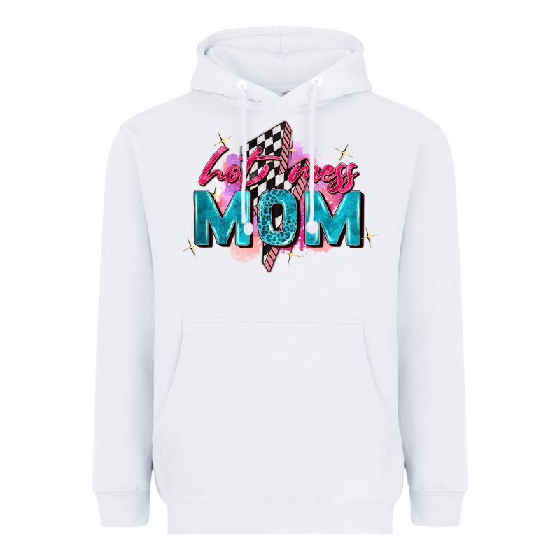 Hot Mess Mom Heavyweight Hoodie by Zillion Design Studio | Teevron