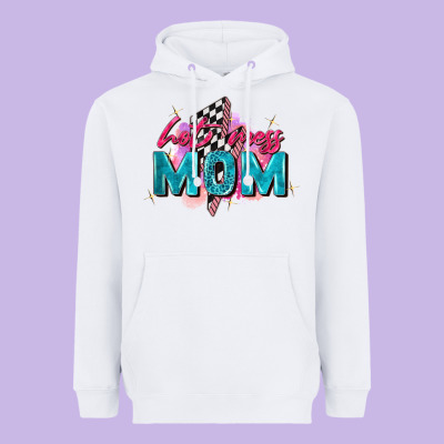 Hot Mess Mom Heavyweight Hoodie Designed By Zillion Design Studio