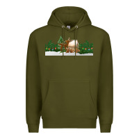 Army Green Christmas cookie jar Premium Hoodie - Jasminsmagicworld