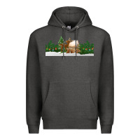 Charcoal Heather Christmas cookie jar Premium Hoodie - Jasminsmagicworld