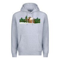 Heather Grey Christmas cookie jar Premium Hoodie - Jasminsmagicworld
