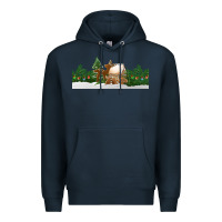 Navy Christmas cookie jar Premium Hoodie - Jasminsmagicworld