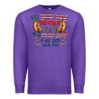 Purple you look like the 4th of july makes me want a hot dog weal bad Premium Sweatshirt - CowhideDigitalArt