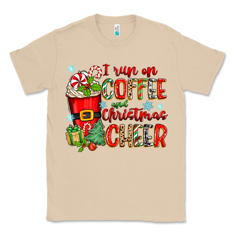 I Run On Coffee And Christmas Cheer Classic Tee by Zillion Design Studio | Teevron