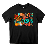 Black Pumpkin pie Jesus Christ Heavy Core Tee - CowhideDigitalArt