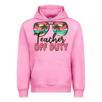 Fuchsia Pink teacher off duty Urban Hoodie - MaliasSmallBusiness