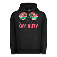 Pigment Black teacher off duty Urban Hoodie - MaliasSmallBusiness
