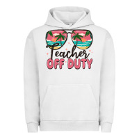 Pigment Lunar Rock teacher off duty Urban Hoodie - MaliasSmallBusiness