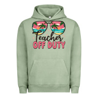 Pigment Oil Green teacher off duty Urban Hoodie - MaliasSmallBusiness