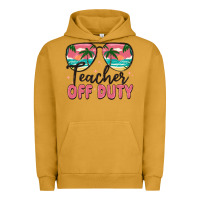 Pigment Peanut Butter teacher off duty Urban Hoodie - MaliasSmallBusiness