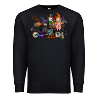 Black halloween farm animals truck Premium Sweatshirt - RacoonDesign
