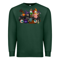 Sports Green halloween farm animals truck Premium Sweatshirt - RacoonDesign