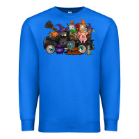 True Royal halloween farm animals truck Premium Sweatshirt - RacoonDesign