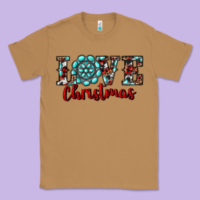 Western Gemstone Christmas Love Classic Tee Designed By Ranaportraitstore