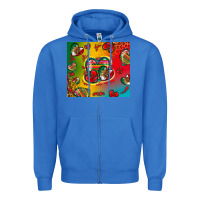 True Royal mexico hearts Zipper Hoodie - Zillion Design Studio