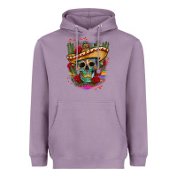 Lavender mexican skeleton Heavyweight Hoodie - CTS Tumbler Store