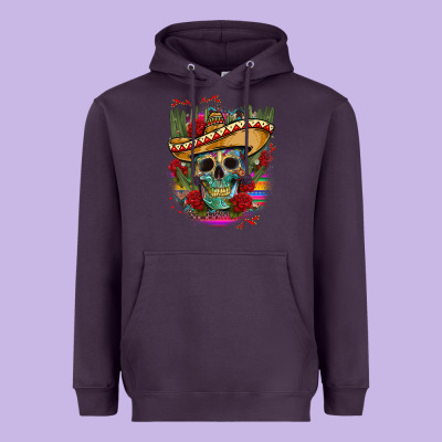 Mexican Skeleton Heavyweight Hoodie Designed By Cts Tumbler Store