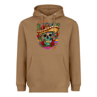 Toasted Coconut mexican skeleton Heavyweight Hoodie - CTS Tumbler Store