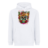 White mexican skeleton Heavyweight Hoodie - CTS Tumbler Store