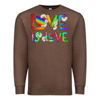 Chestnut love is love Premium Sweatshirt - HRA Design Shop