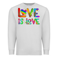 Dove Grey love is love Premium Sweatshirt - HRA Design Shop