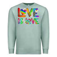 Seafoam love is love Premium Sweatshirt - HRA Design Shop