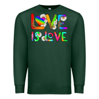 Sports Green love is love Premium Sweatshirt - HRA Design Shop