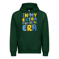Forest Green in my extra chromosome era Urban Hoodie - MaliasSmallBusiness