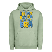 Pigment Oil Green in my extra chromosome era Urban Hoodie - MaliasSmallBusiness