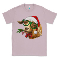 Lilac Christmas Glasses Goat Classic Tee - RanaPortraitStore