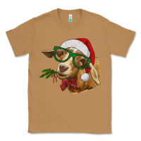 Toasted Coconut Christmas Glasses Goat Classic Tee - RanaPortraitStore