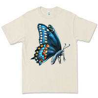 Bone Black Shallowtail Premium Tee - LillyAllenDesigns