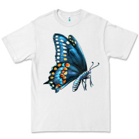 White Black Shallowtail Premium Tee - LillyAllenDesigns