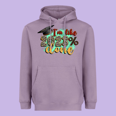 I'm 2023 Done Heavyweight Hoodie Designed By Zillion Design Studio