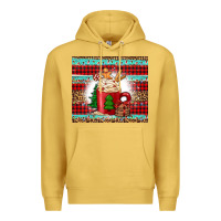 Antique Gold Christmas coffee Premium Hoodie - Jasminsmagicworld