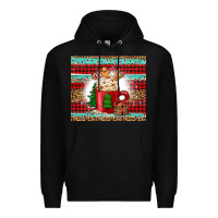 Black Christmas coffee Premium Hoodie - Jasminsmagicworld