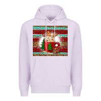 Lilac Christmas coffee Premium Hoodie - Jasminsmagicworld