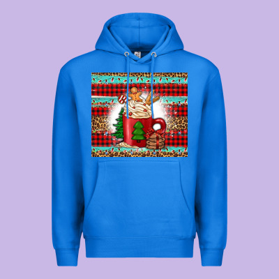 Christmas Coffee Premium Hoodie Designed By Jasminsmagicworld