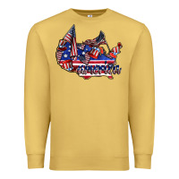 Antique Gold america Premium Sweatshirt - CowhideDigitalArt