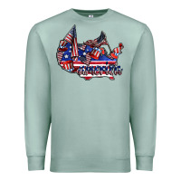 Seafoam america Premium Sweatshirt - CowhideDigitalArt