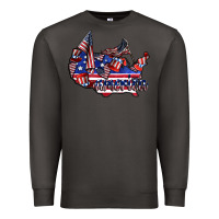 Smoke america Premium Sweatshirt - CowhideDigitalArt