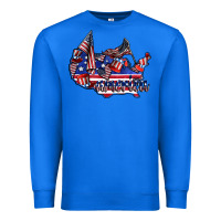True Royal america Premium Sweatshirt - CowhideDigitalArt