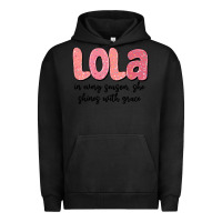 Pigment Black lola in every season, she shines with grace Urban Hoodie - MaliasSmallBusiness